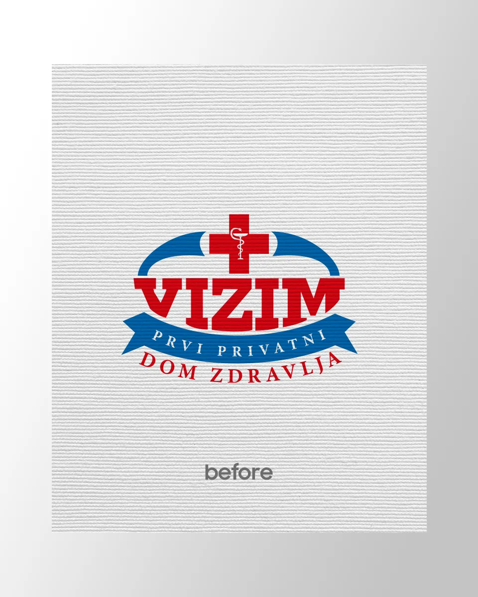 Prikaz starog logotipa Vizim Dom zdravlja